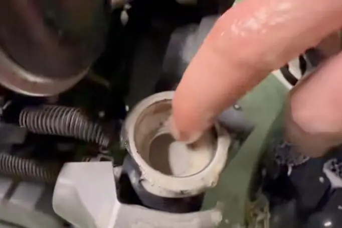 La espuma de la Yamaha