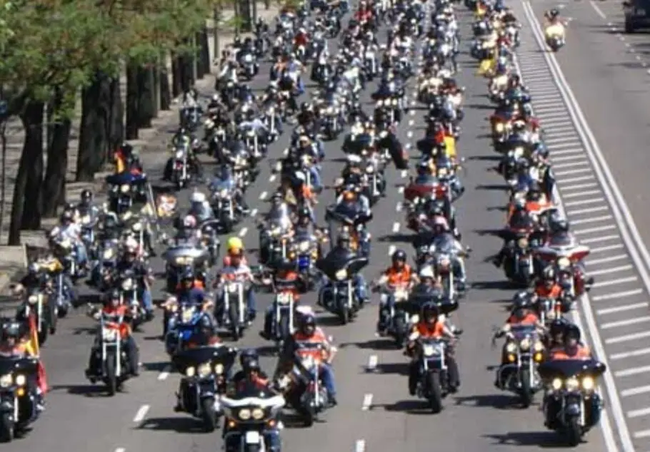 Concentración de motos