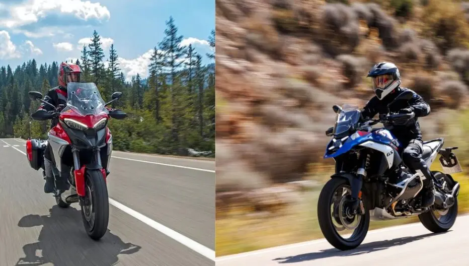 Ducati Multistrada y BMW R 1300 GS