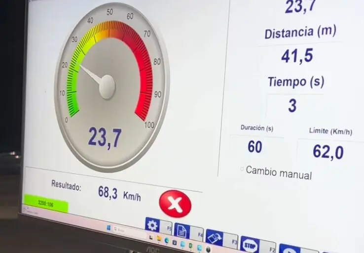 La velocidad real
