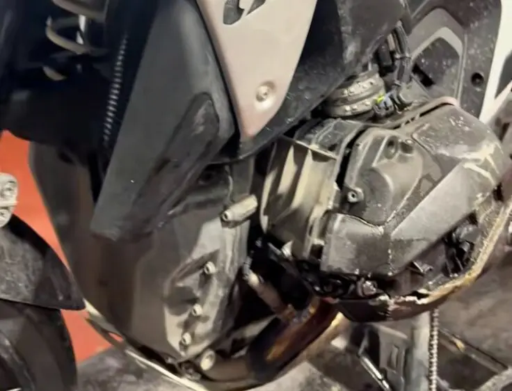 El cilindro de la BMW 1300 GS