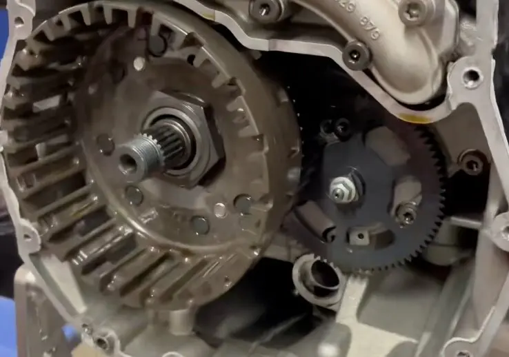 El motor de la BMW R 1200 GS desmontado