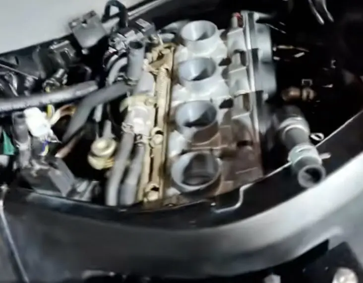 El motor de la Yamaha R1