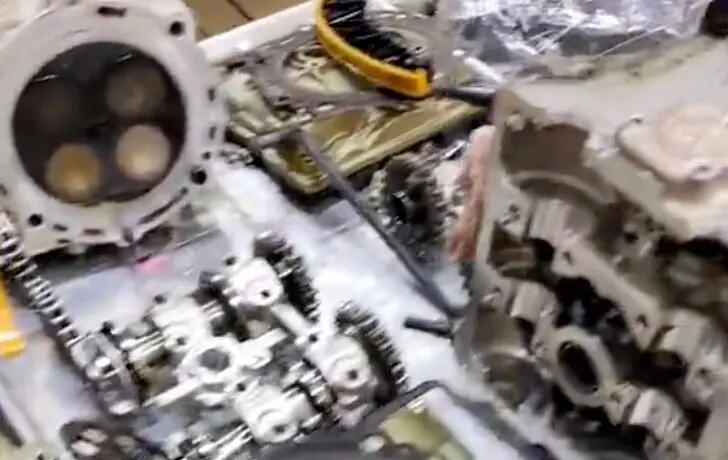 Ducati Panigale desmontada