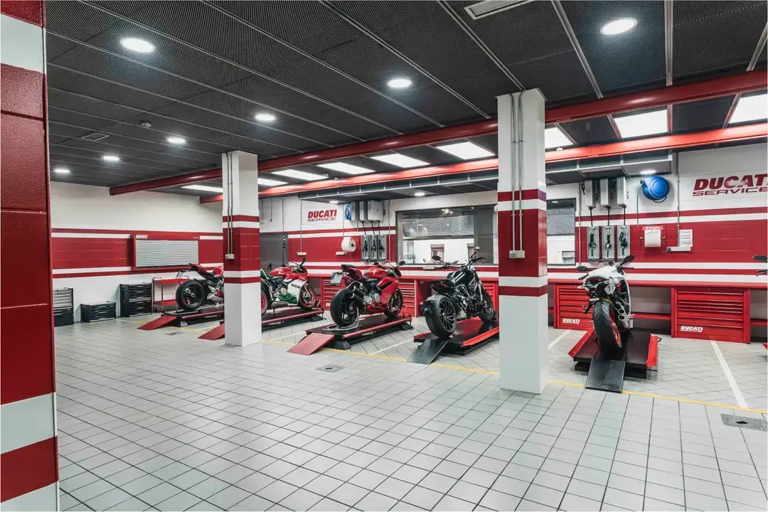 Taller de Ducati. Foto: Ducati Madrid.
