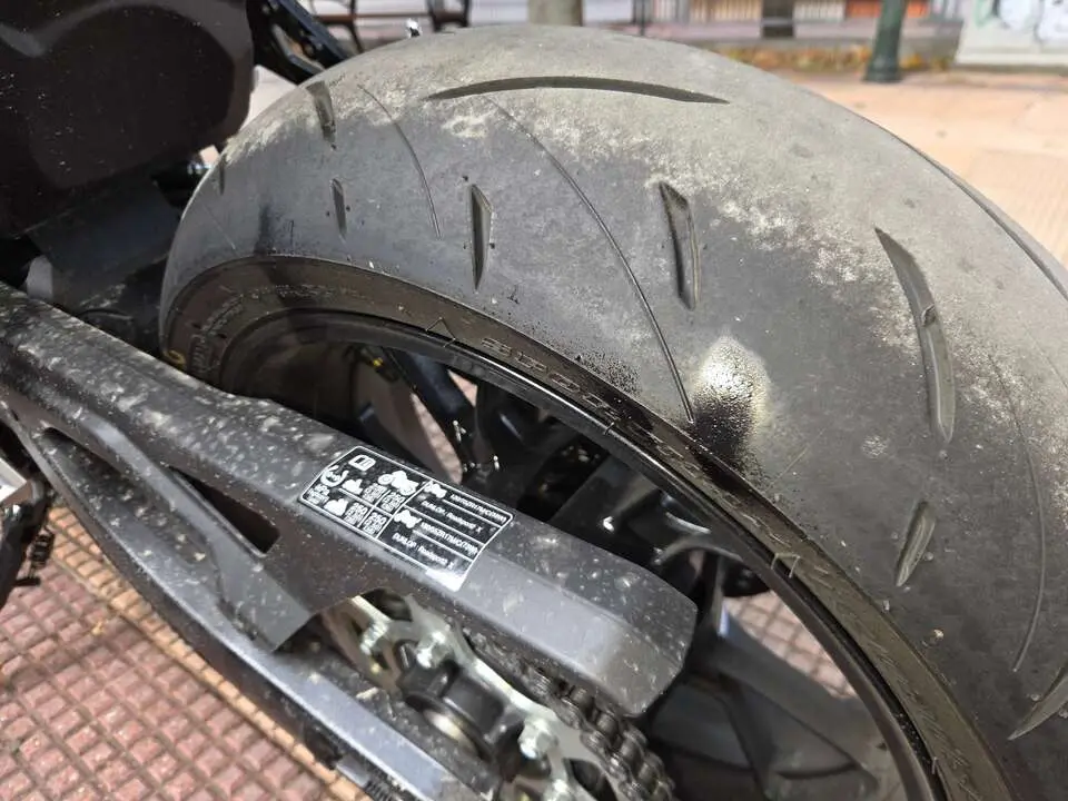 La rueda de la Suzuki