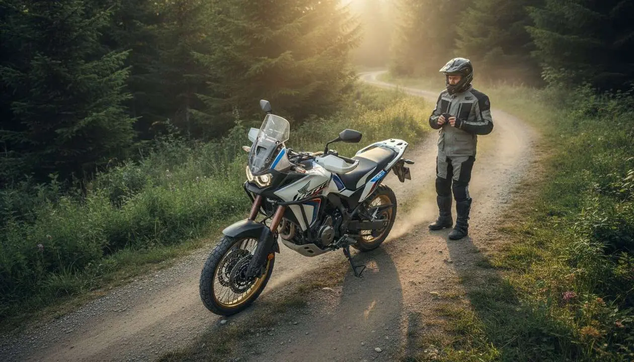  Honda XL750 Transalp 2026 con tecnolog&iacute;a E-Clutch revolucionaria para una conducci&oacute;n m&aacute;s suave y eficiente &mdash; Imagen generada por IA 