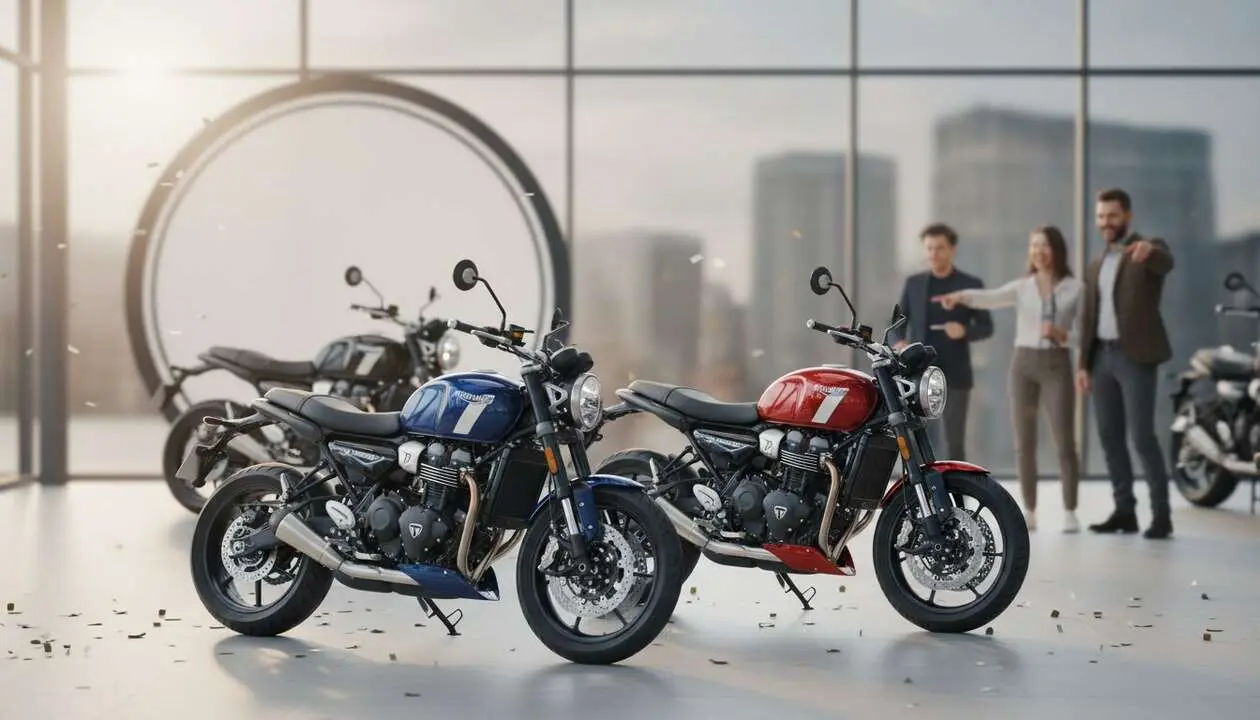  Moto Triumph gama 400 cc con rebajas y matriculaci&oacute;n gratis para una compra m&aacute;s accesible en 2024 &mdash; Imagen generada por IA 