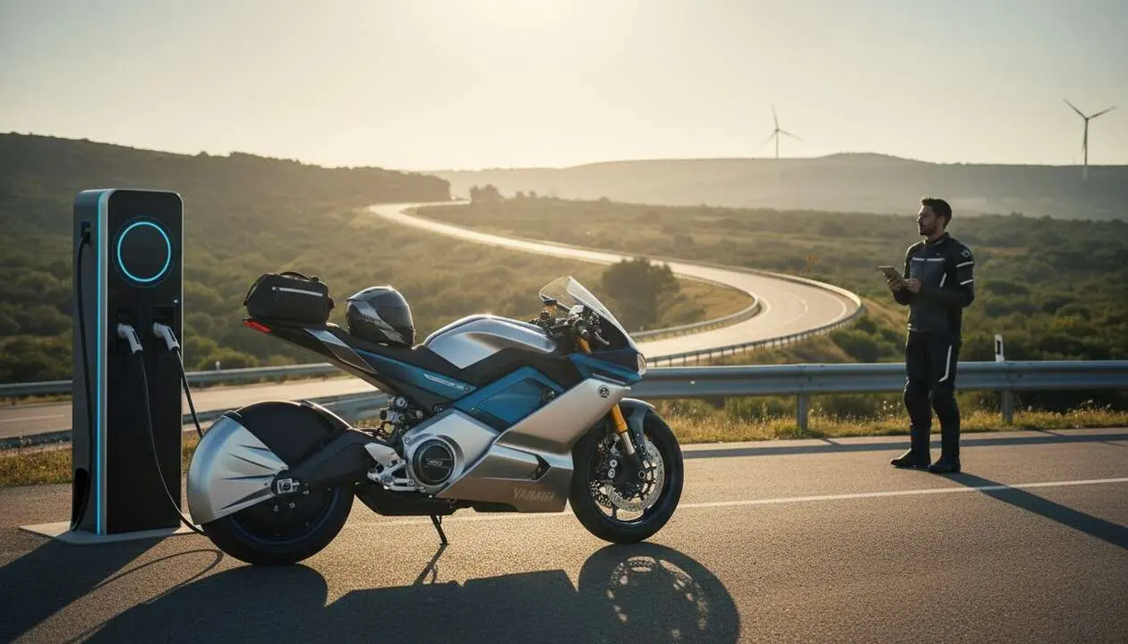  Nueva moto sin carnet de Yamaha con 800 km de autonom&iacute;a para una movilidad eficiente y sin restricciones legales &mdash; Imagen generada por IA 