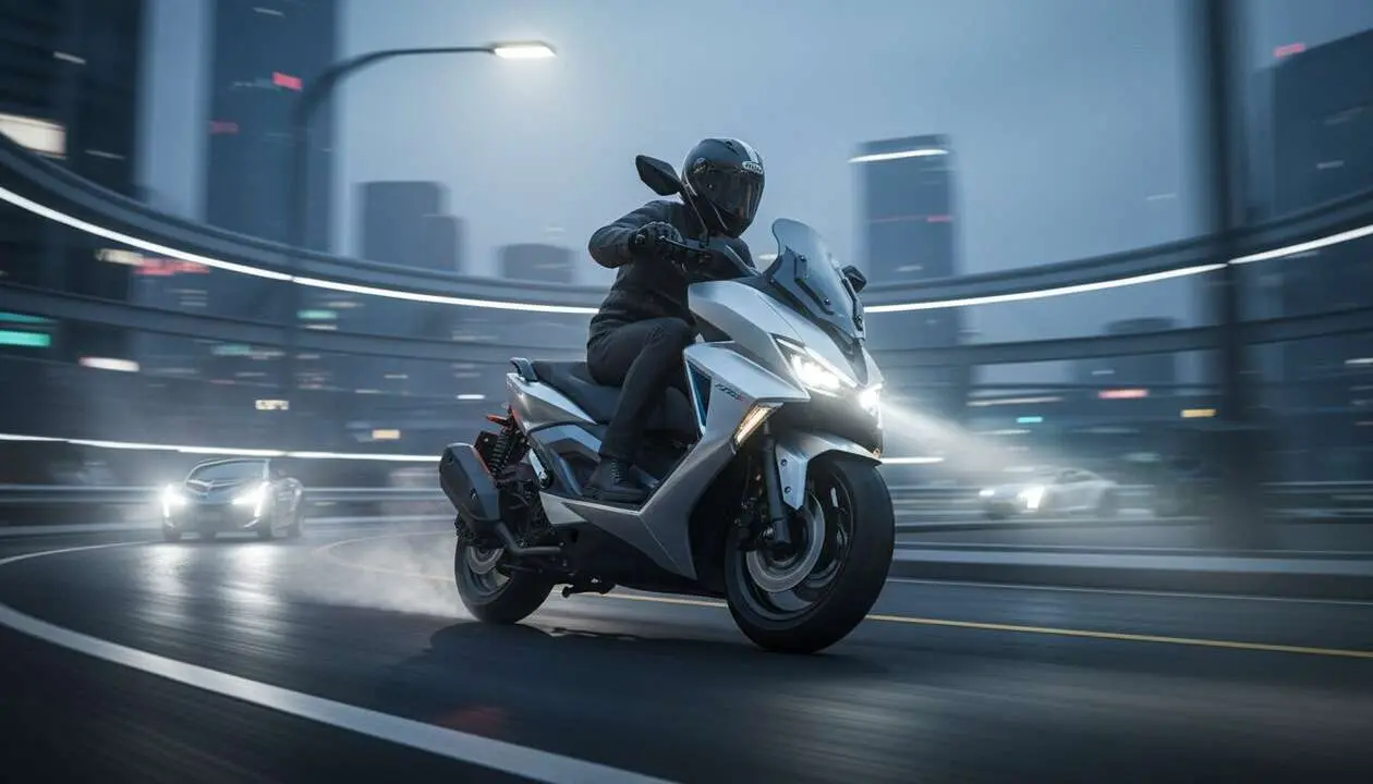  Zontes 125X 2026 destacado en la carretera como el scooter que desaf&iacute;a a Honda y Yamaha con innovaci&oacute;n y estilo moderno &mdash; Imagen generada por IA 