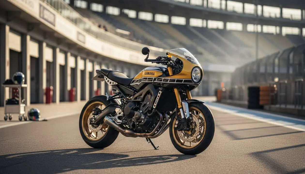 Yamaha XSR 900 GP 2026 edici&oacute;n especial con dise&ntilde;o retro homenaje a la leyenda Kenny Roberts en cada detalle &mdash; Imagen generada por IA 
