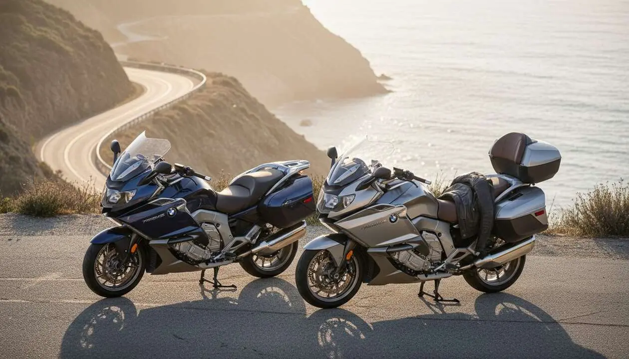  Comparativa BMW K 1600 GT y GTL en detalle para elegir la mejor moto touring para tus viajes largos &mdash; Imagen generada por IA 