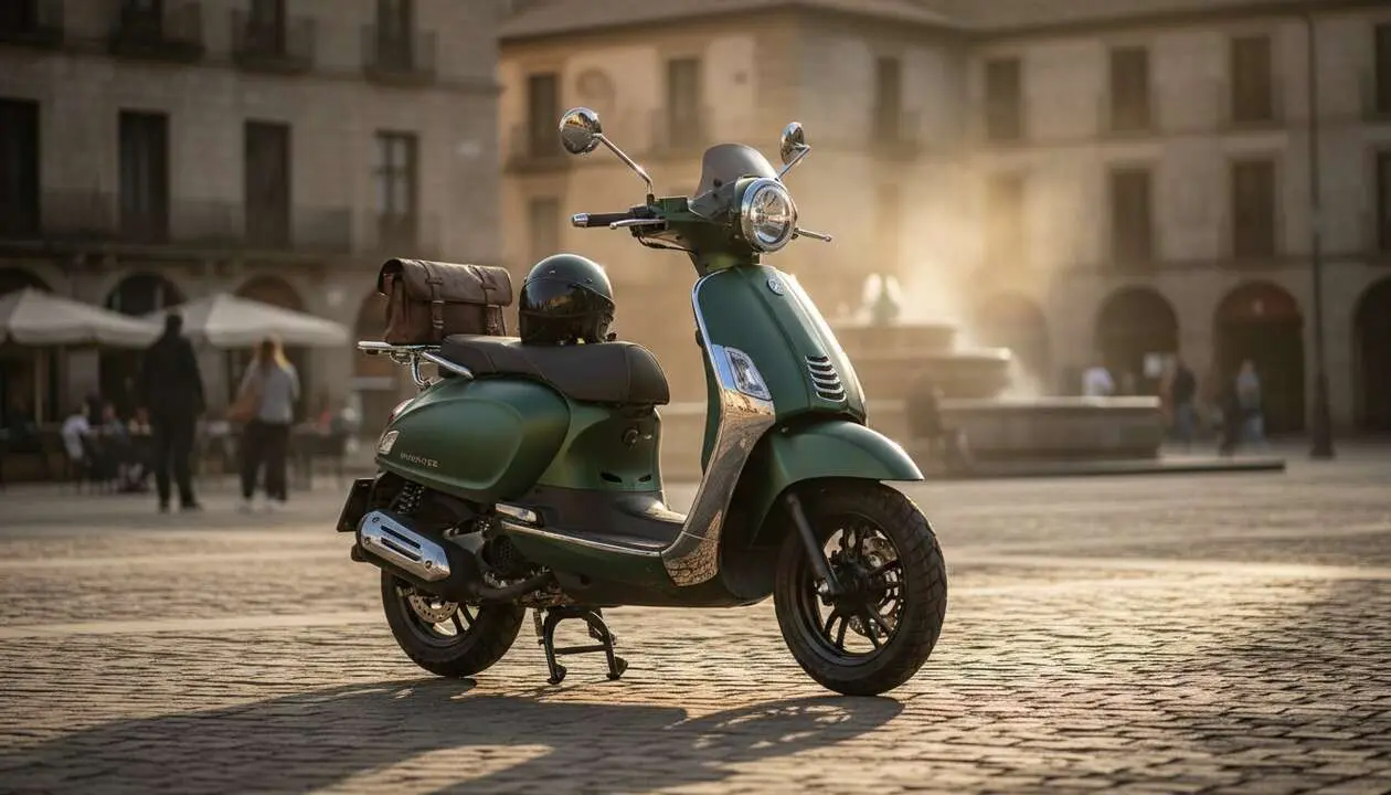  Nuevo MITT ADV PRO 125 con dise&ntilde;o retro y tecnolog&iacute;a avanzada por menos de 3.100 euros &mdash; Imagen generada por IA 