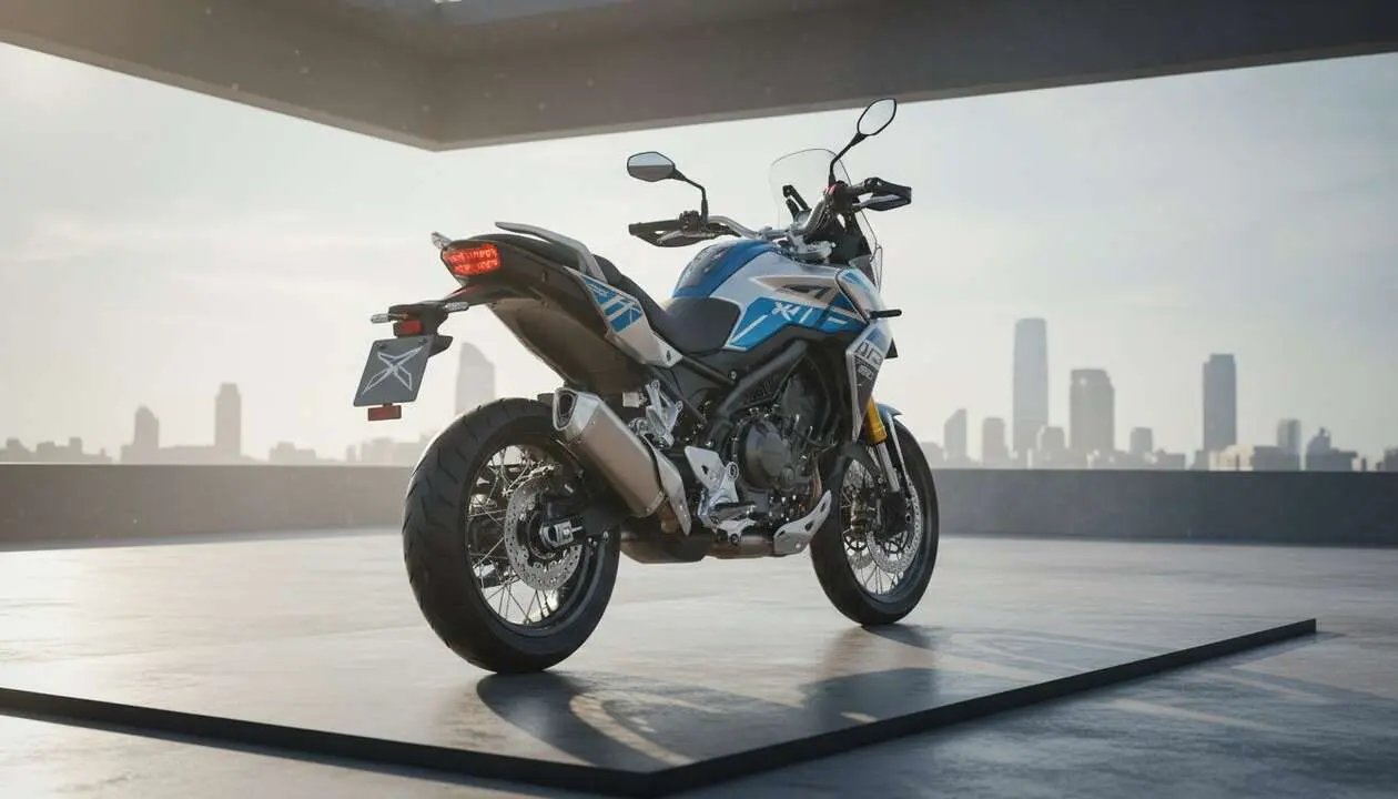  Kove 800X 2026 mostrando su dise&ntilde;o innovador y las mejoras est&eacute;ticas en la nueva versi&oacute;n del modelo &mdash; Imagen generada por IA 