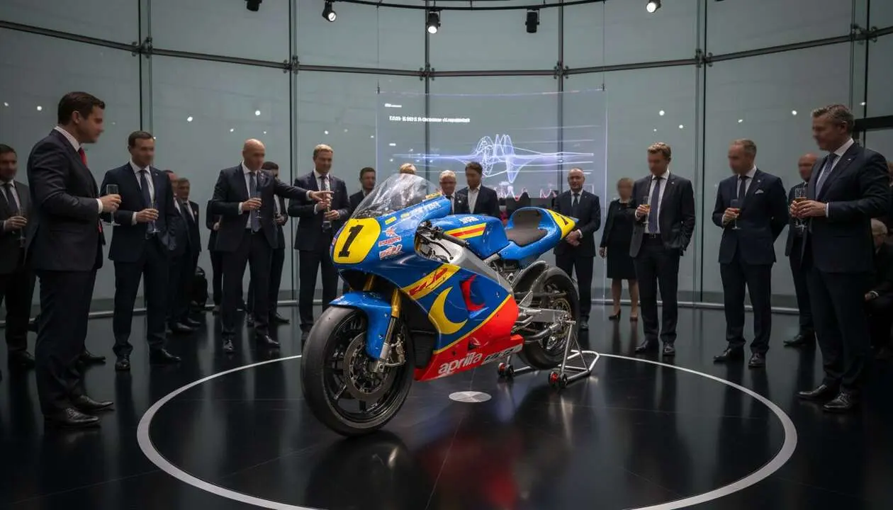  Aprilia RS125R de Valentino Rossi en venta millonaria con historia y detalles exclusivos de la moto deportiva &mdash; Imagen generada por IA 