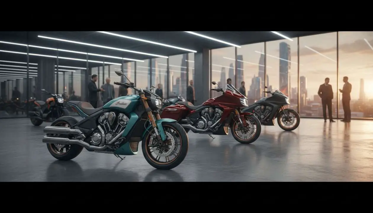  Nueva colecci&oacute;n 2026 de Indian Motorcycles con dise&ntilde;os innovadores y tecnolog&iacute;a avanzada para motociclistas apasionados &mdash; Imagen generada por IA 