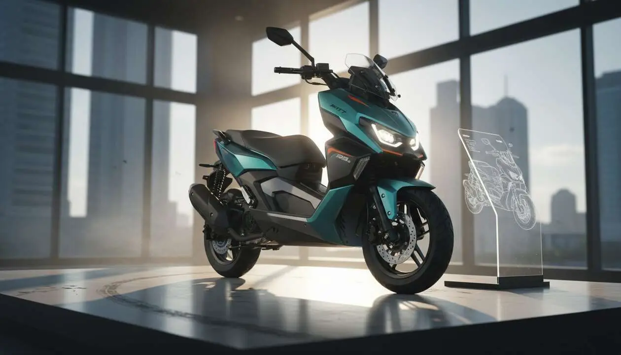  MITT ADV PRO 125 scooter barata y eficiente para moverse en ciudad en 2026 con excelente relaci&oacute;n calidad precio &mdash; Imagen generada por IA 