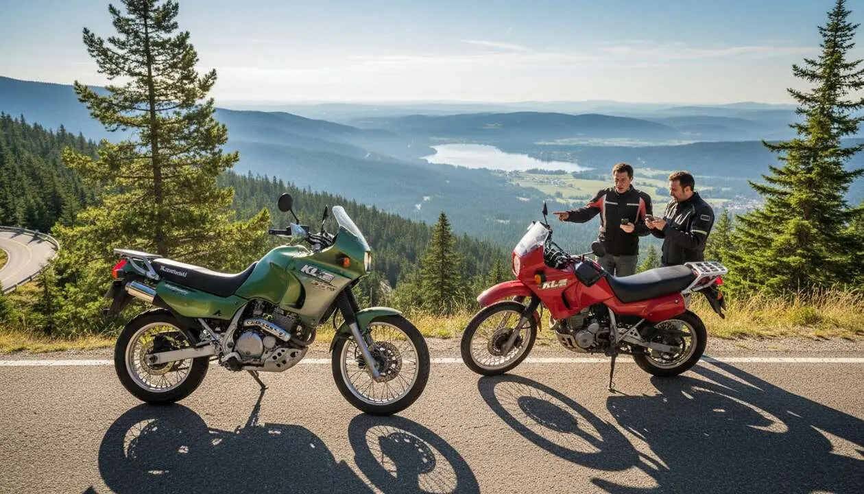  Kawasaki KLE 500 en detalle con su precio y comparaci&oacute;n que sorprende a los fans del motor y la competici&oacute;n &mdash; Imagen generada por IA 