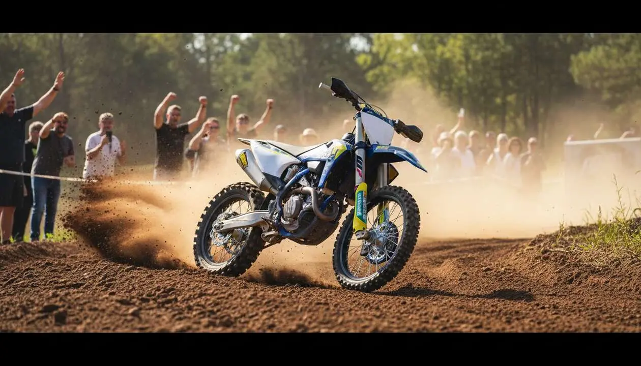  Husqvarna 2027 motocross con dise&ntilde;o innovador y potencia excepcional para pilotos profesionales y amateurs &mdash; Imagen generada por IA 