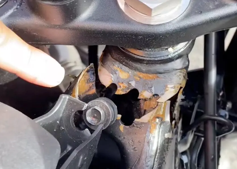 El chasis de la Honda Africa Twin