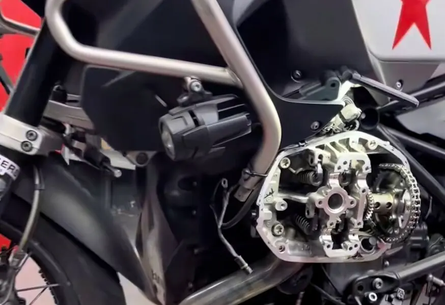 El motor de una BMW R 1200 GS