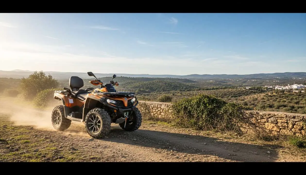  CFMOTO CFORCE 800 en Espa&ntilde;a mostrando su potente motor y dise&ntilde;o moderno para aventuras todoterreno &mdash; Imagen generada por IA 