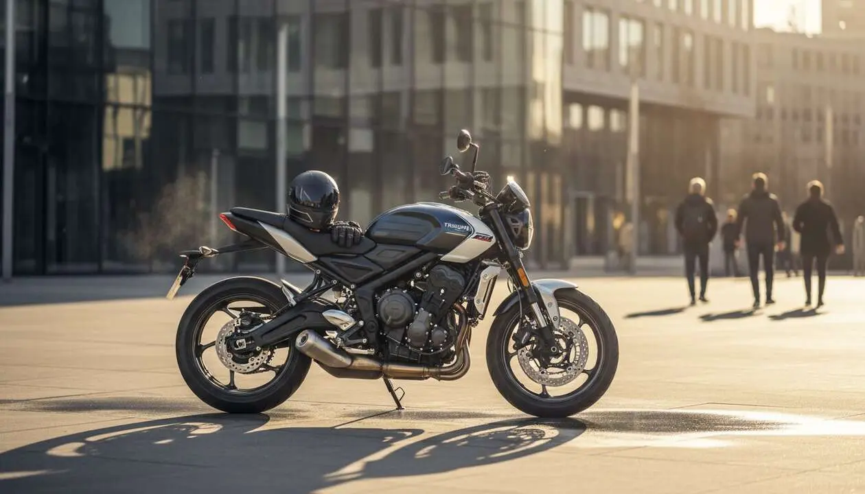  Nueva Triumph Trident 660 2026 con tecnolog&iacute;a avanzada y potencia emocionante desde 8295 euros &mdash; Imagen generada por IA 