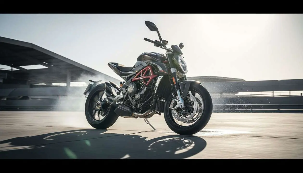  MV Agusta Brutale 800 Nero Carbonio 2026 destacada naked italiana con dise&ntilde;o innovador y potente motor de &uacute;ltima generaci&oacute;n &mdash; Imagen generada por IA 