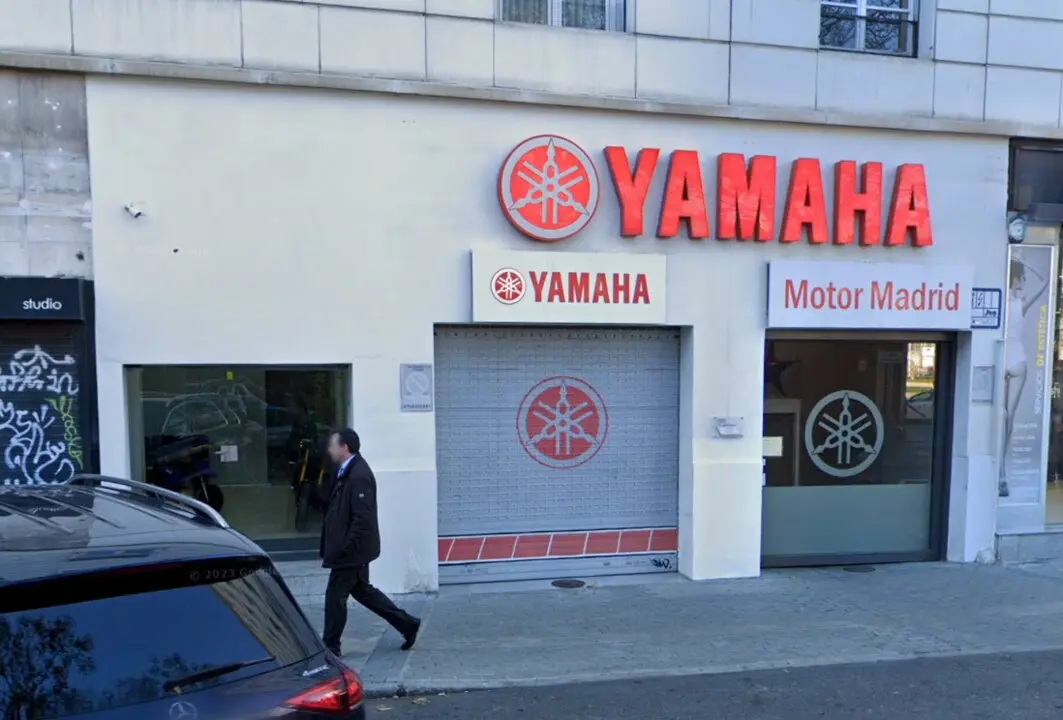 El concesionario de Yamaha de la calle Zurbano