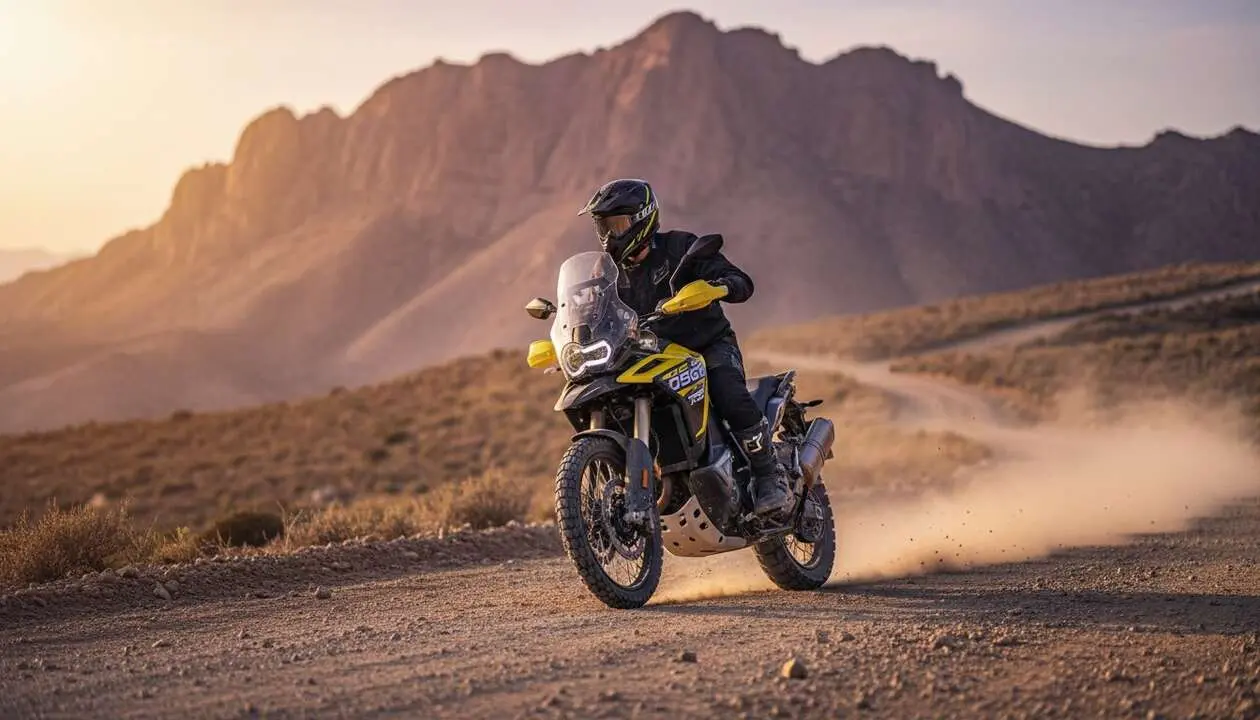  Motocicleta Voge DS800 Rally 2026 con potencia y precio sorprendentes para conductores con carnet A2 &mdash; Imagen generada por IA 