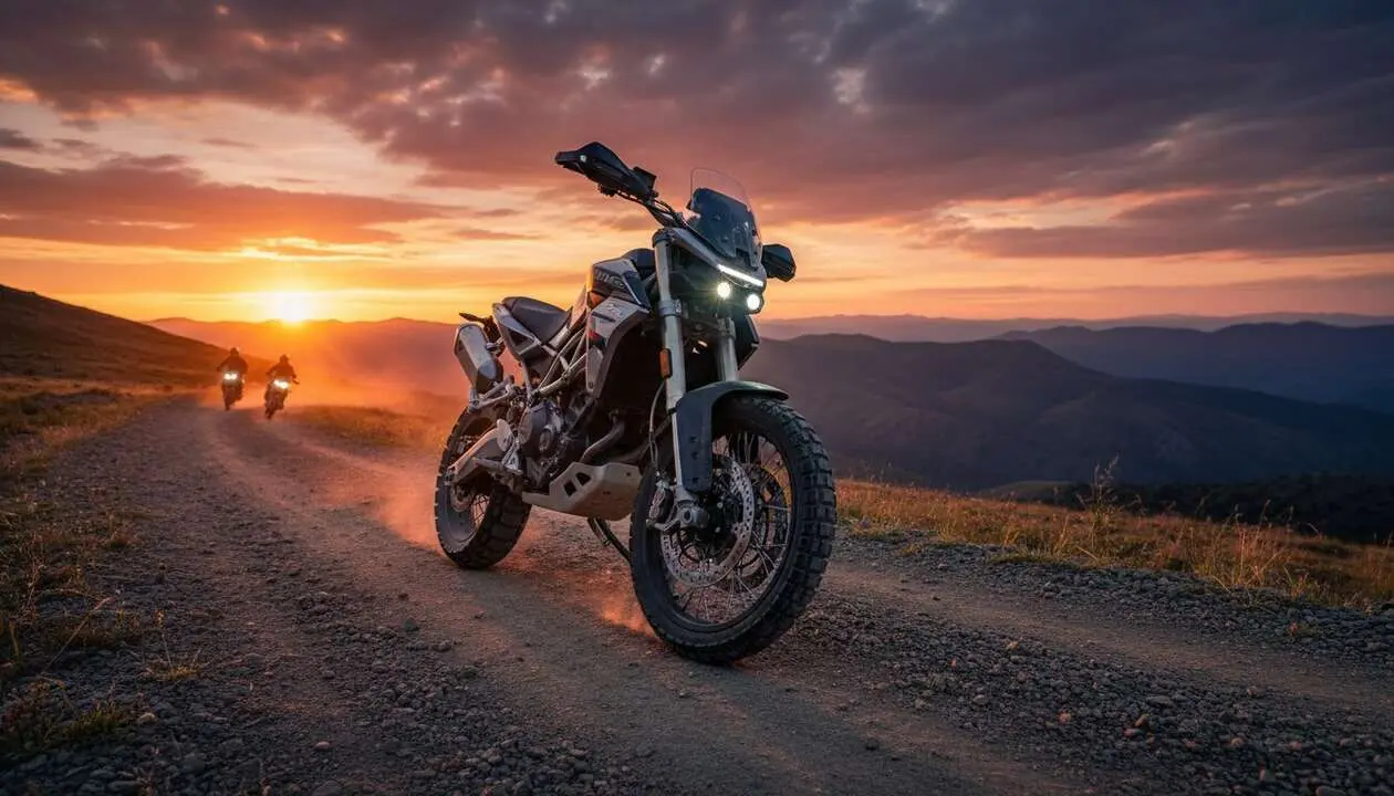  Moto trail Cyclone RX600 2026 potente y asequible perfecta para aventuras todoterreno modernas &mdash; Imagen generada por IA 