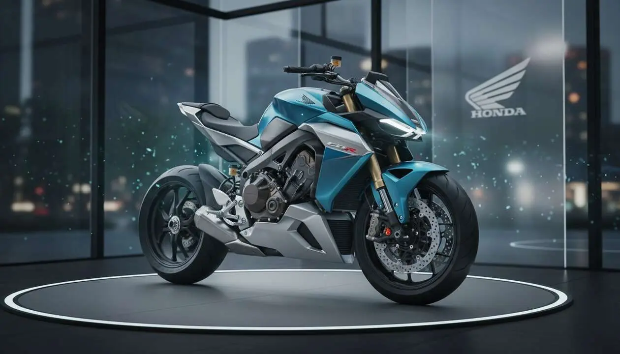  Honda V3R con compresor el&eacute;ctrico innovador que revoluciona el mundo de las motos deportivas &mdash; Imagen generada por IA 
