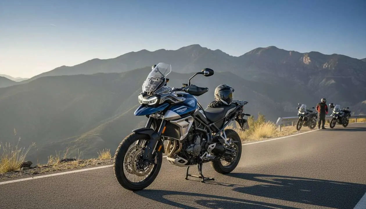  La Triumph Tiger 900 GT 2026 destaca por ser m&aacute;s accesible y completa con mejoras innovadoras y dise&ntilde;o avanzado &mdash; Imagen generada por IA 