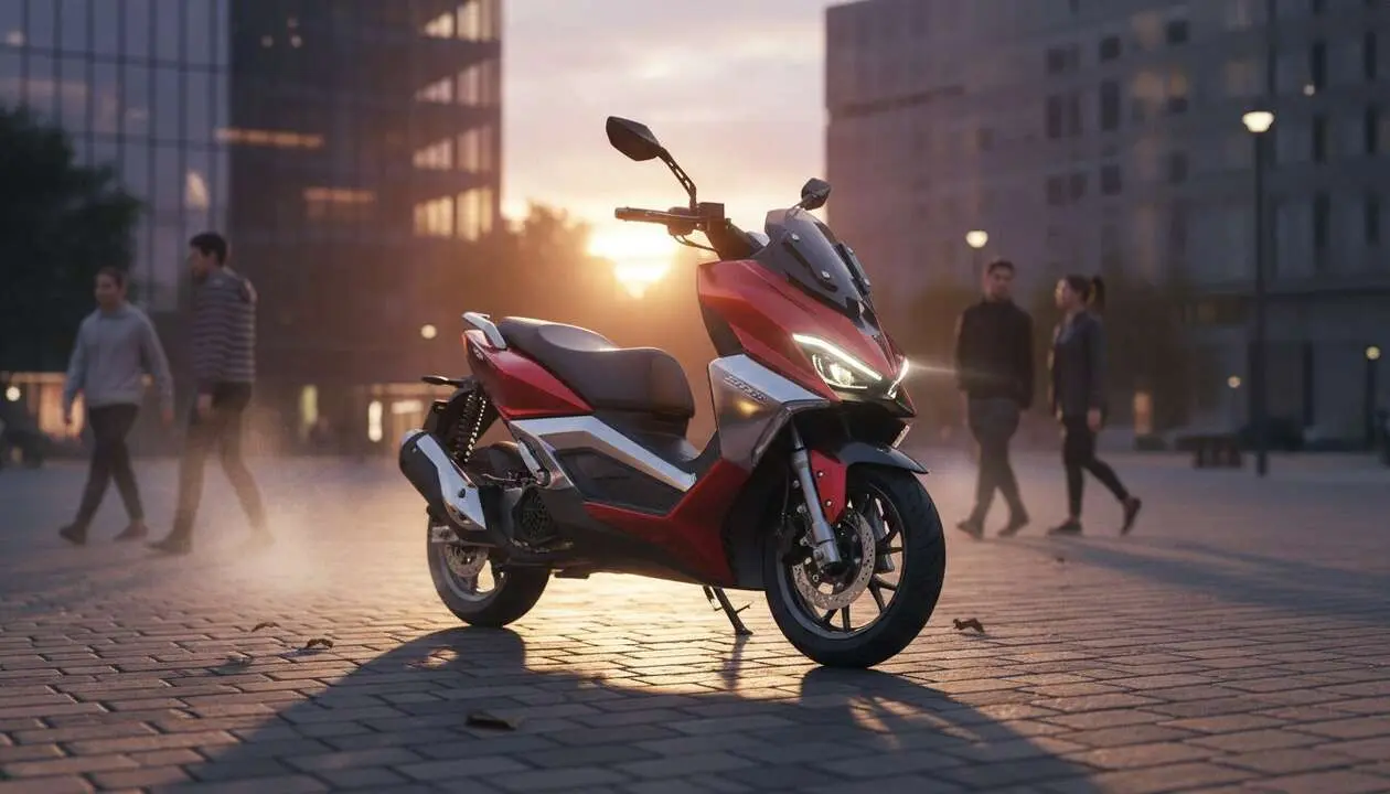 Zontes 368G ETC 2026 scooter urbana revolucionaria para moverse con estilo y eficiencia en la ciudad &mdash; Imagen generada por IA 