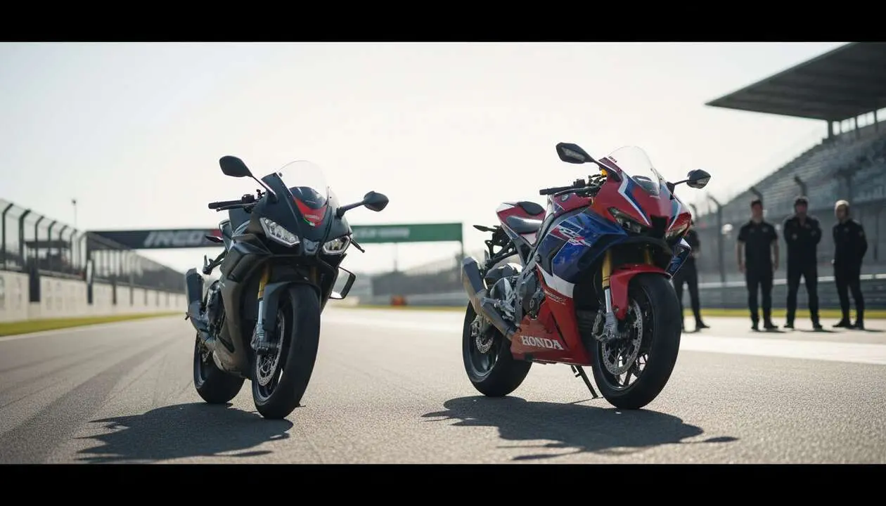  Aprilia como nuevo rival de Honda en motos deportivas destaca el auge de la competencia en el sector motociclista &mdash; Imagen generada por IA 