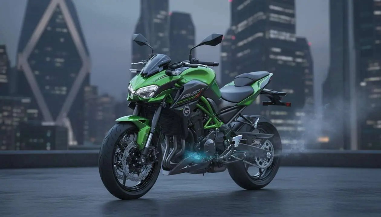 Moto h&iacute;brida Kawasaki m&aacute;s econ&oacute;mica en 2024 con precio accesible y caracter&iacute;sticas innovadoras &mdash; Imagen generada por IA 