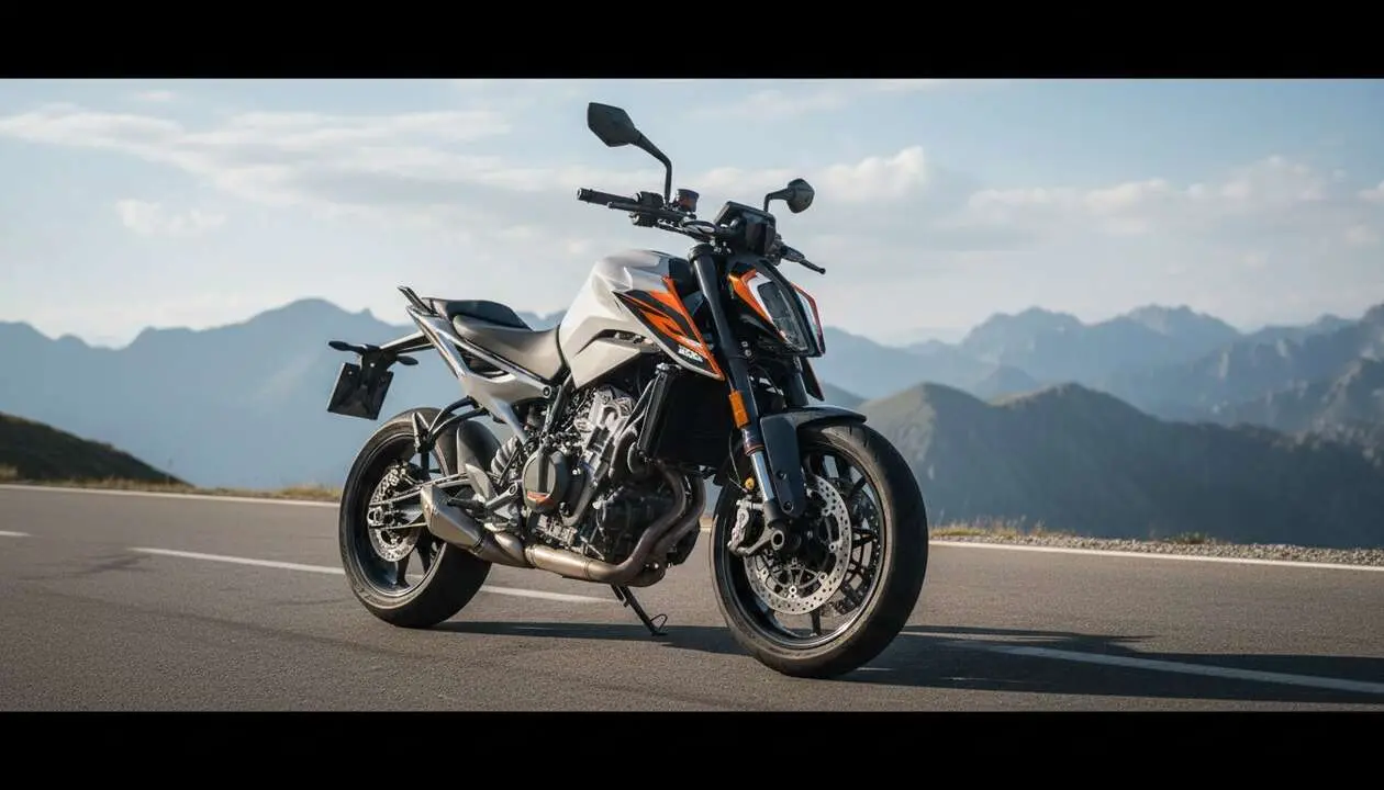  KTM 790 Duke 2027 modelo actualizado con dise&ntilde;o ligero y tecnolog&iacute;a avanzada para dominar la carretera en cualquier condici&oacute;n &mdash; Imagen generada por IA 