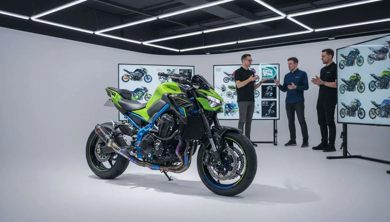  Dise&ntilde;a tu Kawasaki Z900 ideal en el concurso y gana premios incre&iacute;bles seleccionando tus detalles favoritos &mdash; Imagen generada por IA 