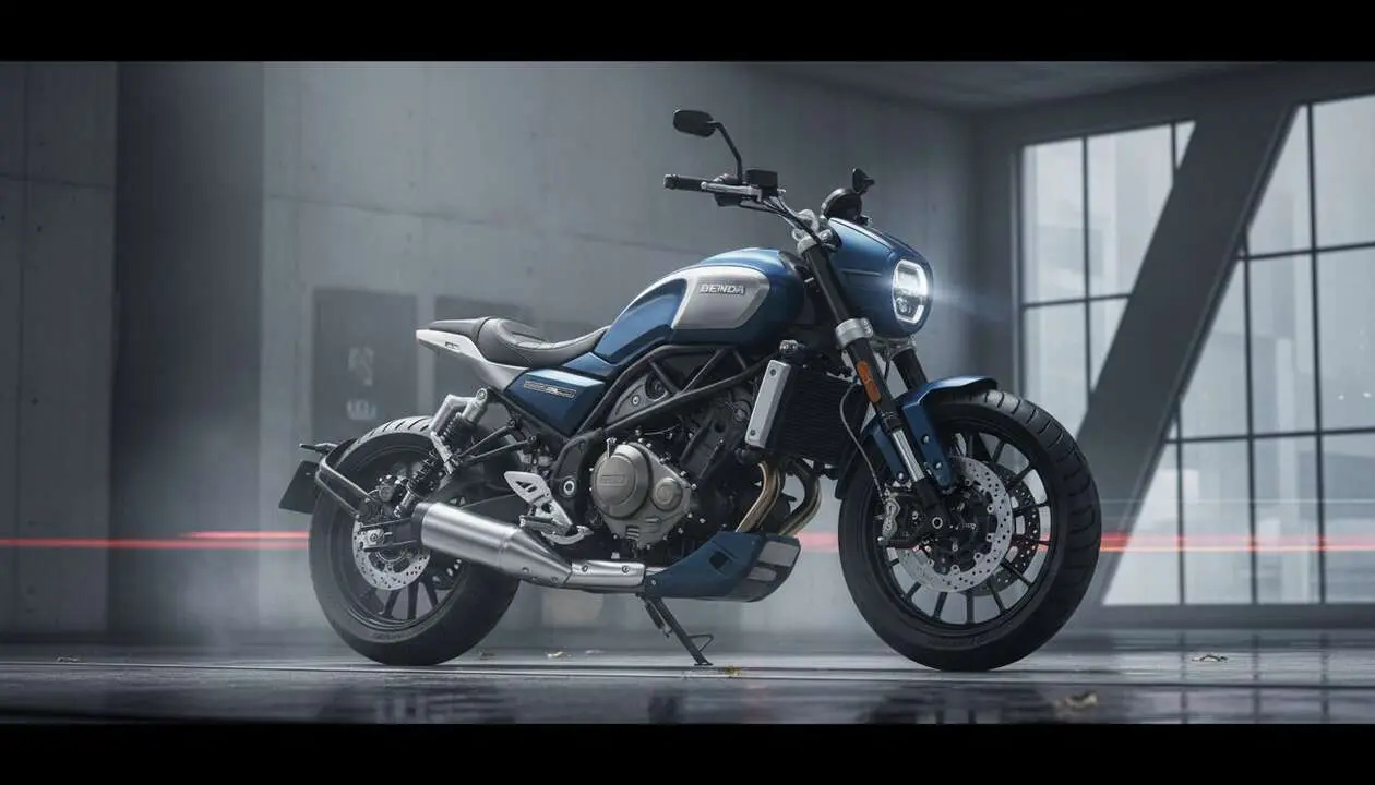  Benda Napoleon Bob 500 V2 2026 destacada en primer plano mostrando su dise&ntilde;o exclusivo y caracter&iacute;sticas &uacute;nicas de bobber &mdash; Imagen generada por IA 