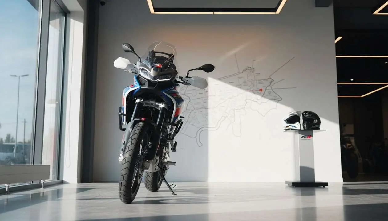 Oferta &uacute;nica de la Aprilia crossover con descuento de 1.000 euros durante este mes para motos vers&aacute;tiles &mdash; Imagen generada por IA 