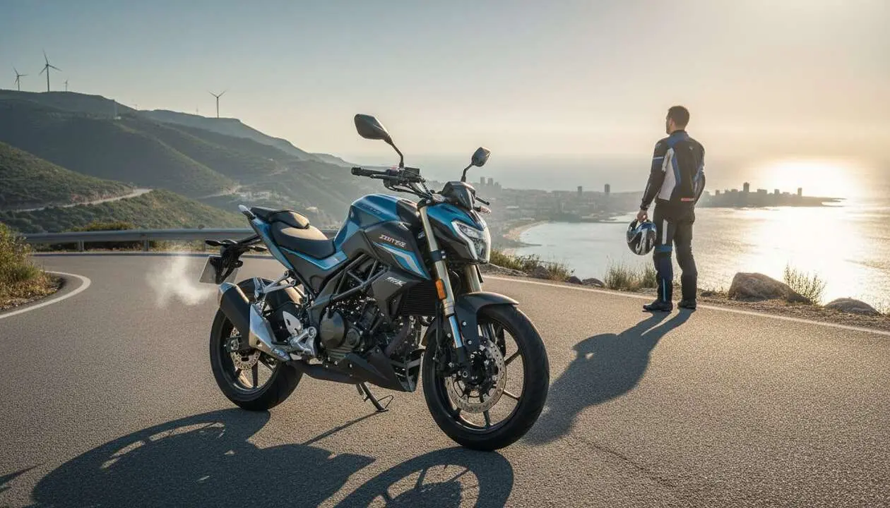  La motocicleta Zontes 125X 2026 ofrece una calidad y precio imbatibles para los amantes de las dos ruedas &mdash; Imagen generada por IA 