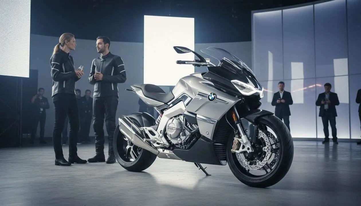  BMW Motorrad Vision K18 destacada moto de lujo con dise&ntilde;o innovador y potencia imbatible para los amantes de la velocidad &mdash; Imagen generada por IA 