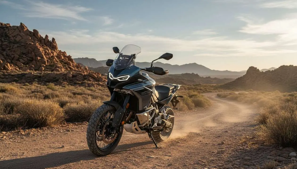  Motocicleta Zontes 703F 2026 para licencia A2, la trail china que revoluciona el mercado de motos ligeras &mdash; Imagen generada por IA 