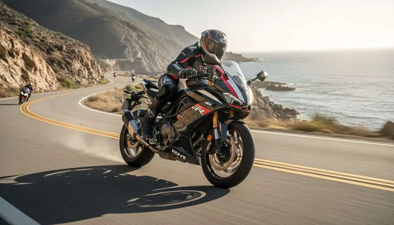  Kove 350RR deportiva A2 econ&oacute;mica y potente que destaca en 2026 por menos de 4.500 euros &mdash; Imagen generada por IA 
