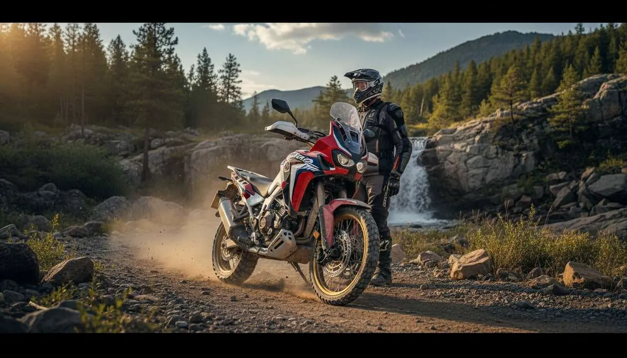  Honda CRF 1100 Africa Twin 2026 destaca como la moto reina del offroad por su potencia y versatilidad todoterreno &mdash; Imagen generada por IA 