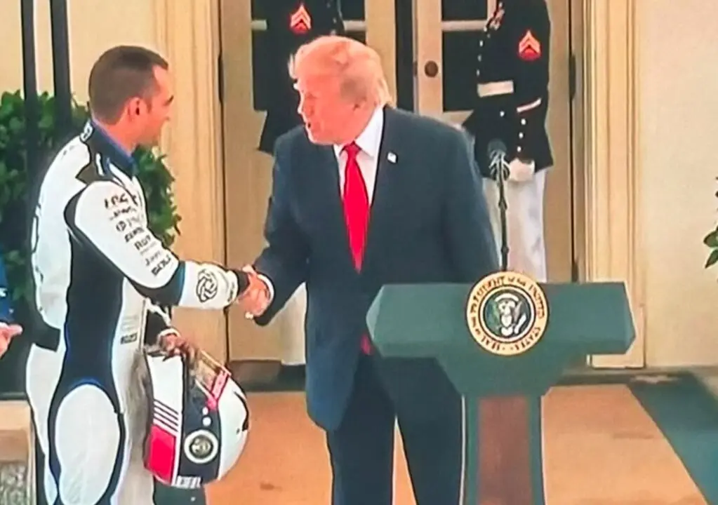 Trump y Alex Palou