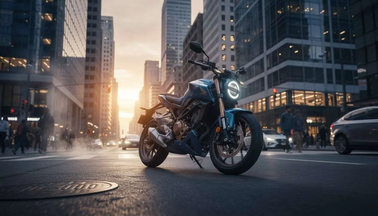  Honda CB125R 2026 en acci&oacute;n, la moto urbana que revolucionar&aacute; tu forma de moverte este a&ntilde;o &mdash; Imagen generada por IA 