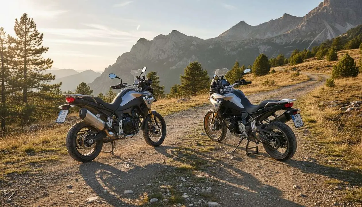  Comparativa Voge 900 DSX vs BMW F 900 GS en trail medias para elegir la mejor motocicleta de aventura &mdash; Imagen generada por IA 