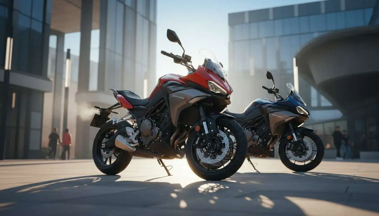  Moto Zontes 703 2026 tricil&iacute;ndrica innovadora con tecnolog&iacute;a avanzada y precio desde 6.488 euros &mdash; Imagen generada por IA 