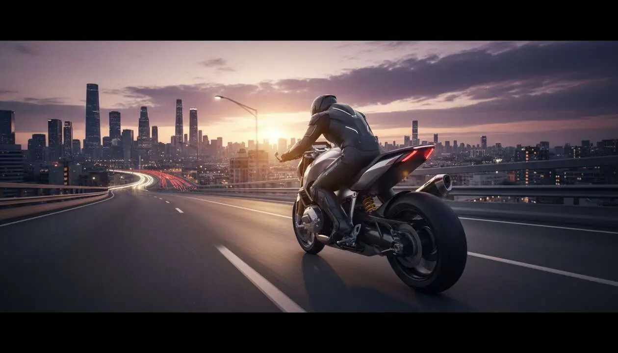  BMW R 12 2027 moto futurista avanzada con dise&ntilde;o innovador y tecnolog&iacute;a de &uacute;ltima generaci&oacute;n para una experiencia &uacute;nica &mdash; Imagen generada por IA 